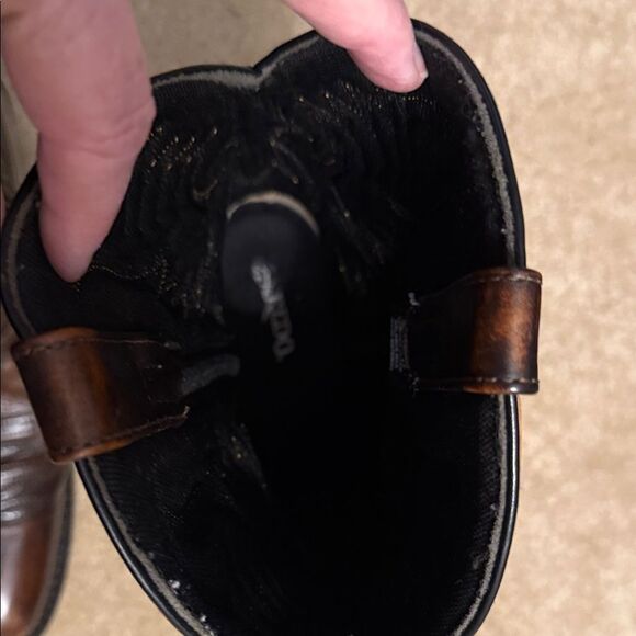 Laredo Dark Brown Leather  upper Boots sz men’s 9D main image 8
